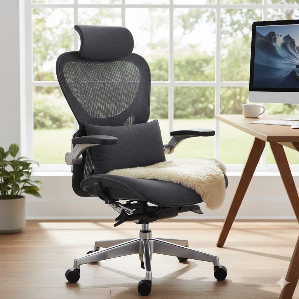 Ergonomic office chair for long programming sessions